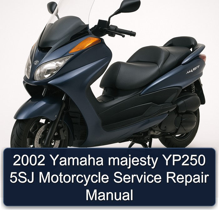 2002 Yamaha majesty YP250 5SJ Motorcycle Service Repair Manual