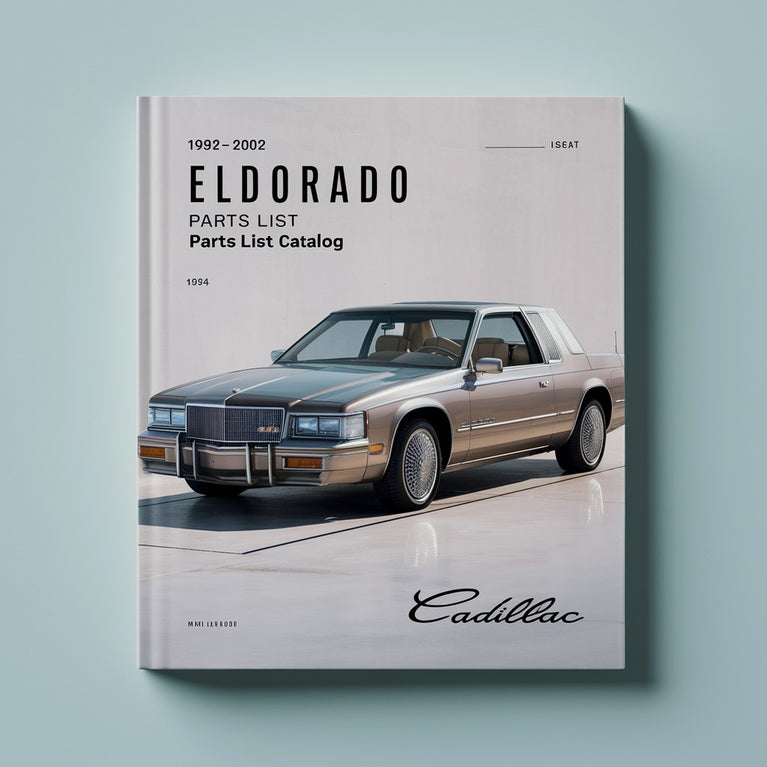 1992-2002 Cadillac Eldorado Parts List Catalog