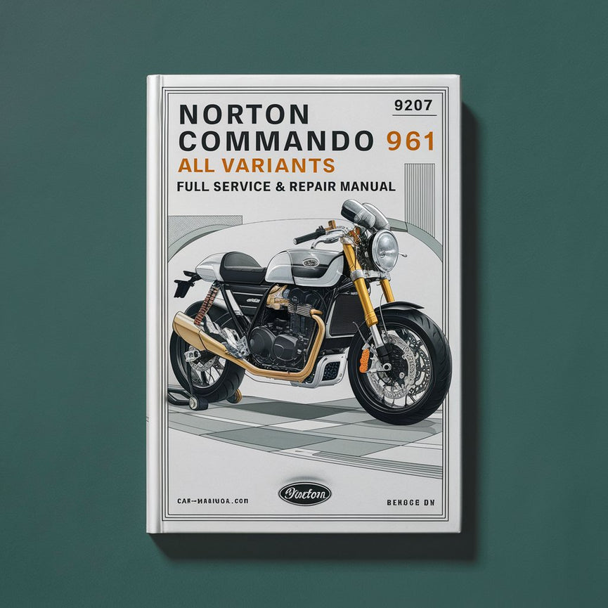 NORTON CommandO 961 Alle Varianten Vollständiges Service- und Reparaturhandbuch