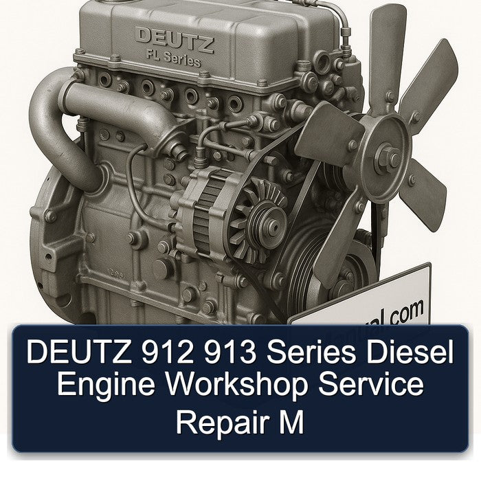 DEUTZ 912 913 Series Diesel Engine Workshop Service Repair M