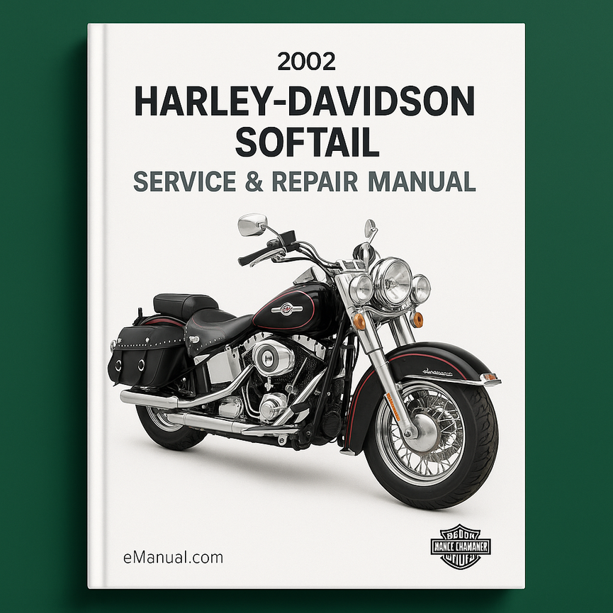2002 Harley-Davidson Softail Service Repair Manual SET Heritage Classic Springer Deuce Fat Boy Night Train