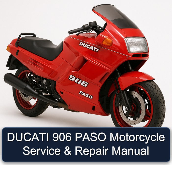 DUCATI 906 PASO Motorcycle Service & Repair Manual