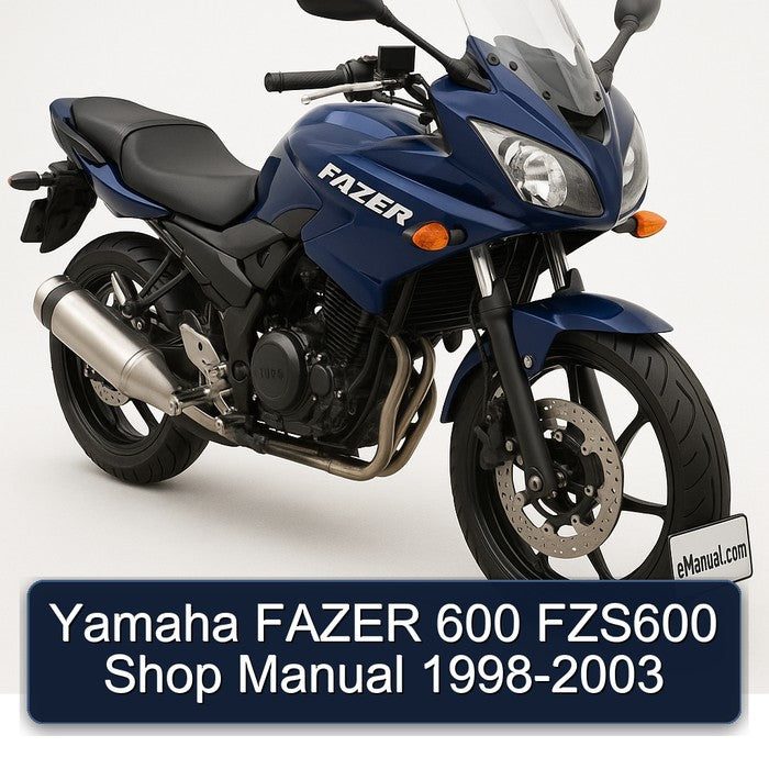 Yamaha FAZER 600 FZS600 Shop Manual 1998-2003