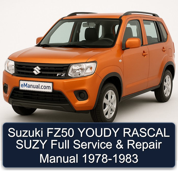 Suzuki FZ50 YOUDY RASCAL SUZY Full Service & Repair Manual 1978-1983