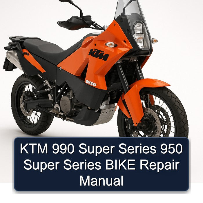 KTM 990 Super Series 950 Super Series BIKE Repair Manual