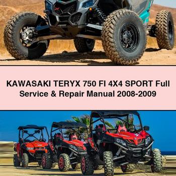KAWASAKI TERYX 750 FI 4X4 SPORT Full Service & Repair Manual 2008-2009