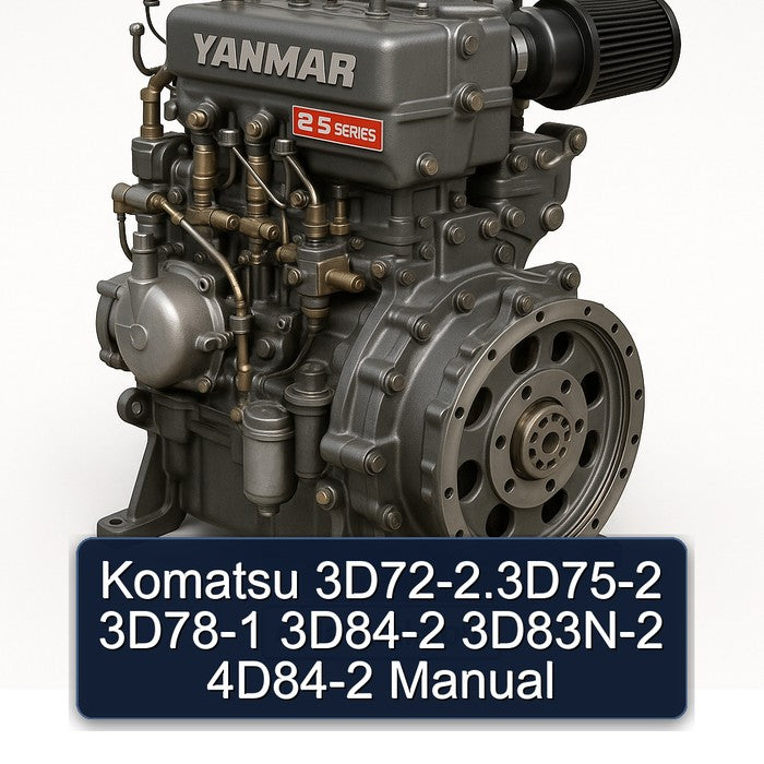 Komatsu 3D72-2.3D75-2 3D78-1 3D84-2 3D83N-2 4D84-2 Manual