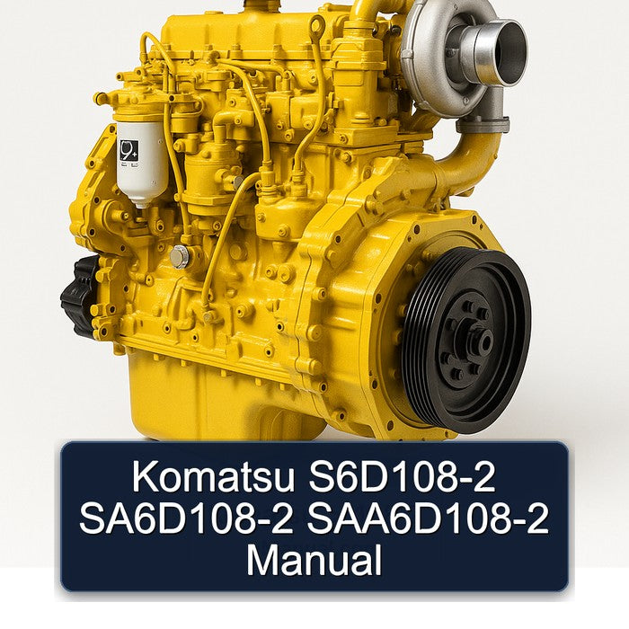 Komatsu S6D108-2 SA6D108-2 SAA6D108-2 Manual