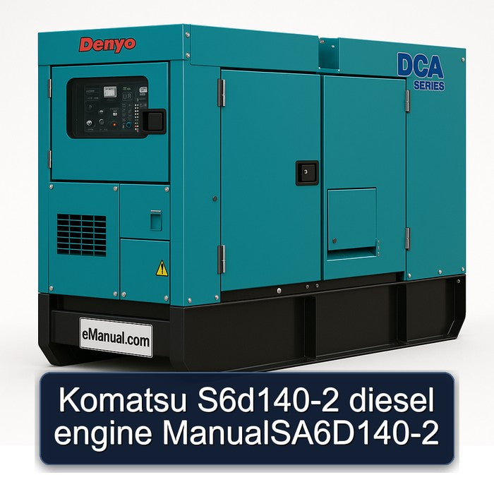 Komatsu S6d140-2 diesel engine ManualSA6D140-2