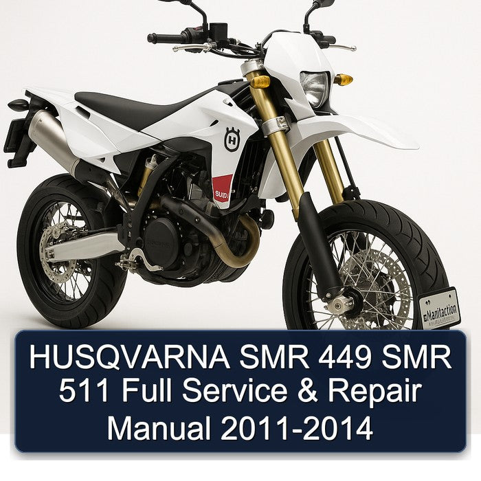 HUSQVARNA SMR 449 SMR 511 Full Service & Repair Manual 2011-2014