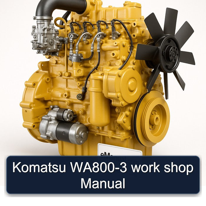 Komatsu WA800-3 work shop Manual