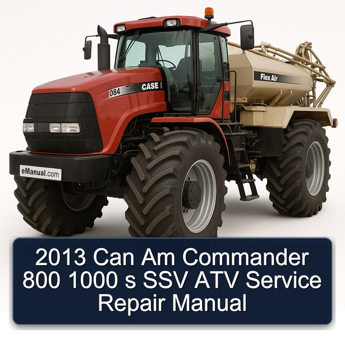 2013 Can Am Commander 800 1000 s SSV ATV Service Repair Manual