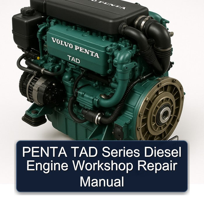 PENTA TAD Series Diesel Engine Workshop Repair Manual