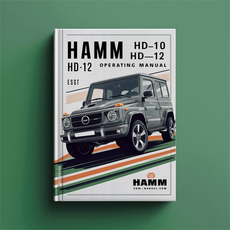 Hamm HD10 HD12 operating Manual PDF