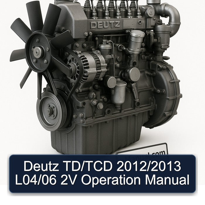 Deutz TD/TCD 2012/2013 L04/06 2V Operation Manual