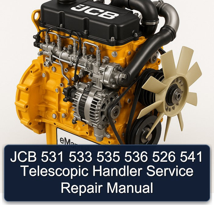 JCB 531 533 535 536 526 541 Telescopic Handler Service Repair Manual