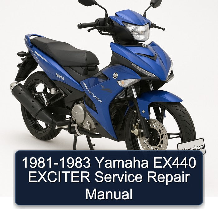 1981-1983 Yamaha EX440 EXCITER Service Repair Manual