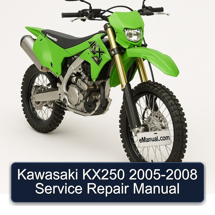 Kawasaki KX250 2005-2008 Service Repair Manual