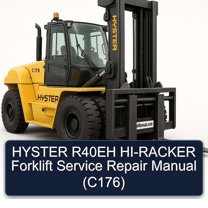 HYSTER R40EH HI-RACKER Forklift Service Repair Manual (C176)