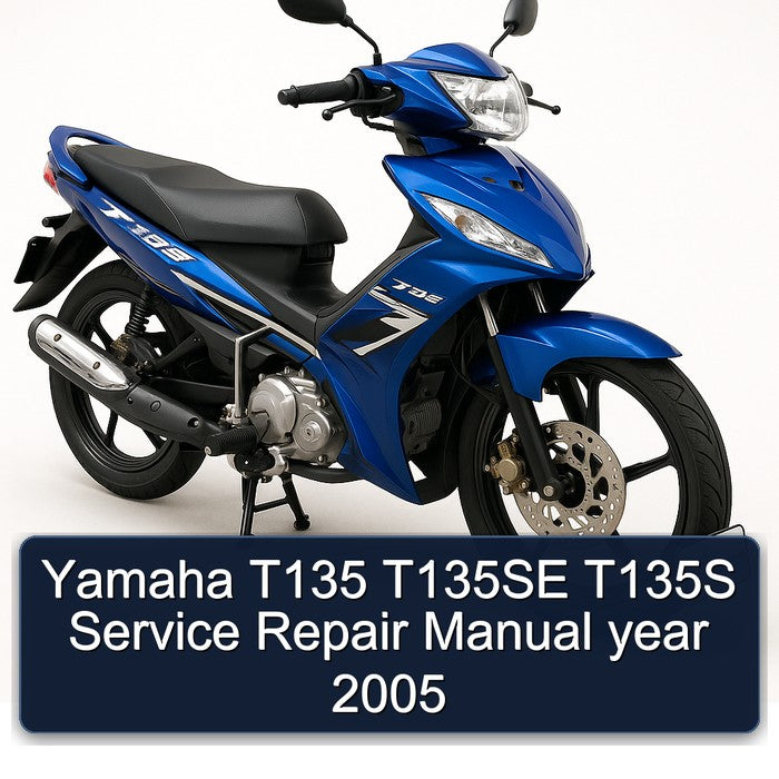 Yamaha T135 T135SE T135S Service Repair Manual year 2005