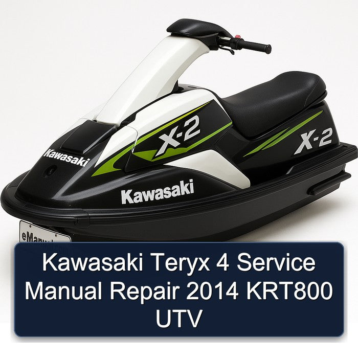 Kawasaki Teryx 4 Service Manual Repair 2014 KRT800 UTV