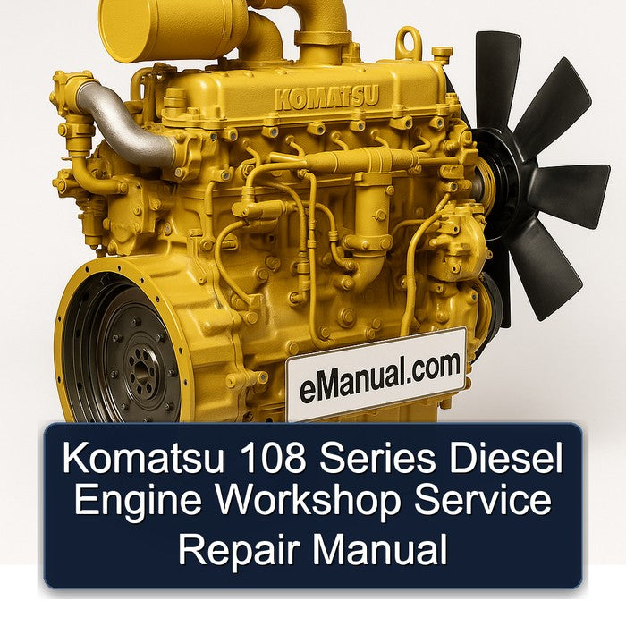 Komatsu 108 Series Diesel Engine Workshop Service Repair Manual