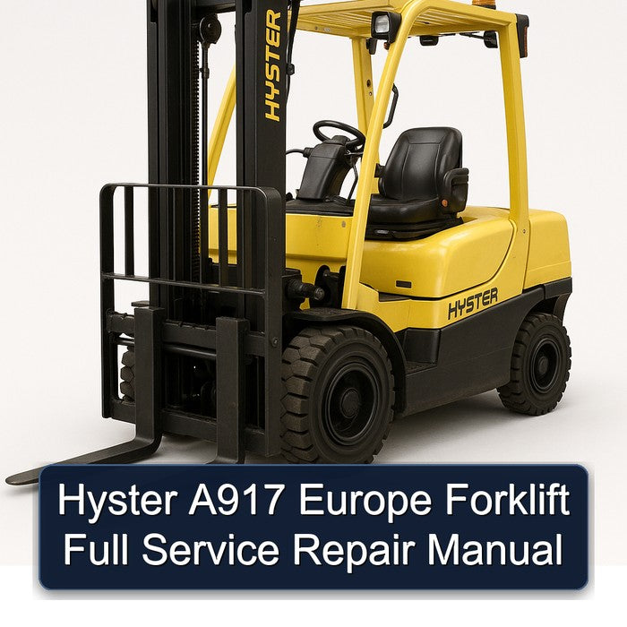 Hyster A917 Europe Forklift Full Service Repair Manual