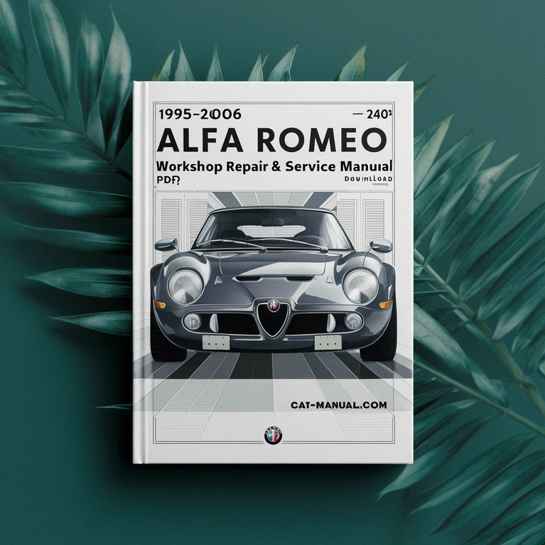 Manual de taller, reparación y servicio de Alfa Romeo GTV y Spider 1995-2006 (2440 páginas, compatible con iPad)