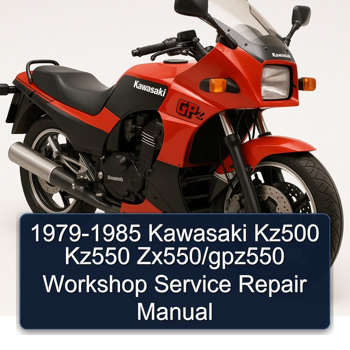 1979-1985 Kawasaki Kz500 Kz550 Zx550/gpz550 Workshop Service Repair Manual