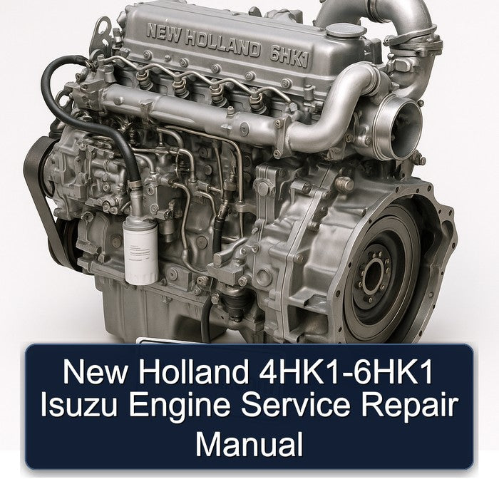 New Holland 4HK1-6HK1 Isuzu Engine Service Repair Manual