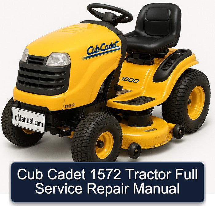 Cub Cadet 1572 Tractor Full Service Repair Manual