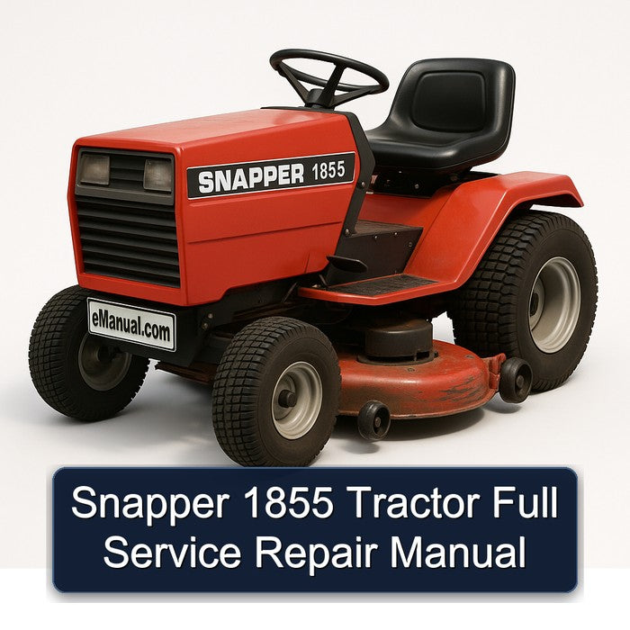 Snapper 1855 Tractor Full Service Repair Manual