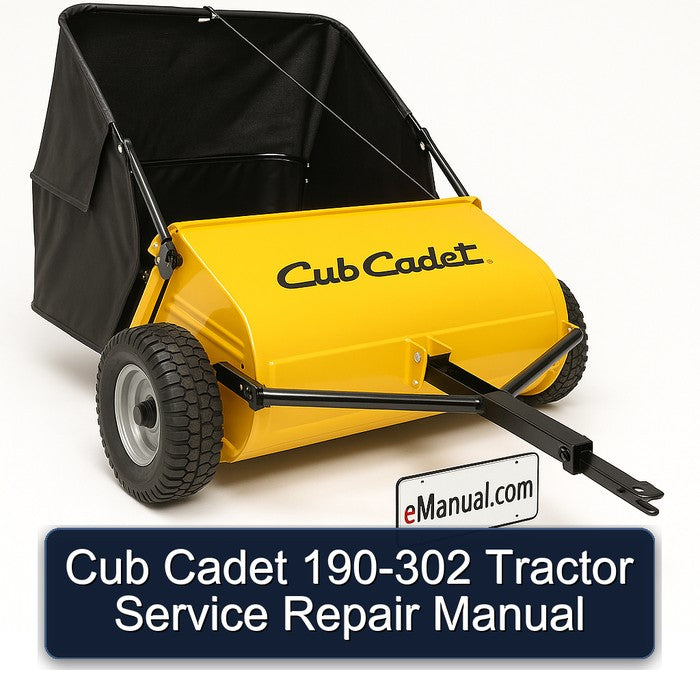 Cub Cadet 190-302 Tractor Service Repair Manual