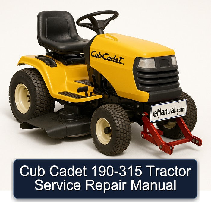 Cub Cadet 190-315 Tractor Service Repair Manual