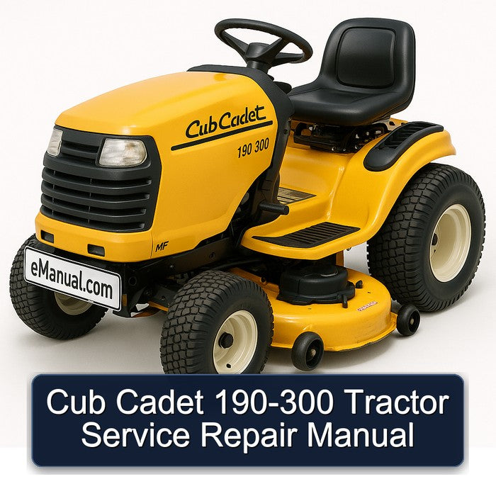 Cub Cadet 190-300 Tractor Service Repair Manual