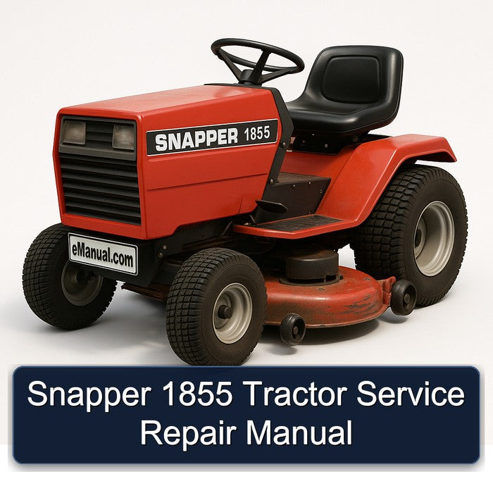 Snapper 1855 Tractor Service Repair Manual