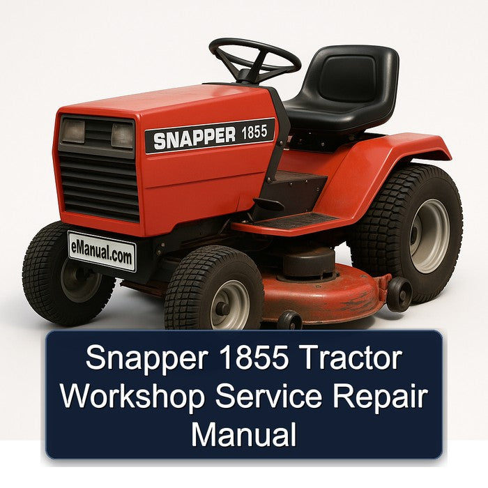 Snapper 1855 Tractor Workshop Service Repair Manual