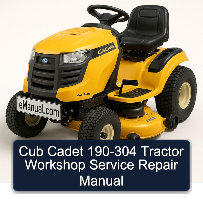 Cub Cadet 190-304 Tractor Workshop Service Repair Manual