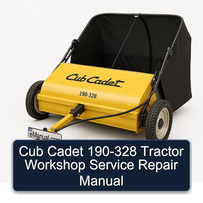 Cub Cadet 190-328 Tractor Workshop Service Repair Manual