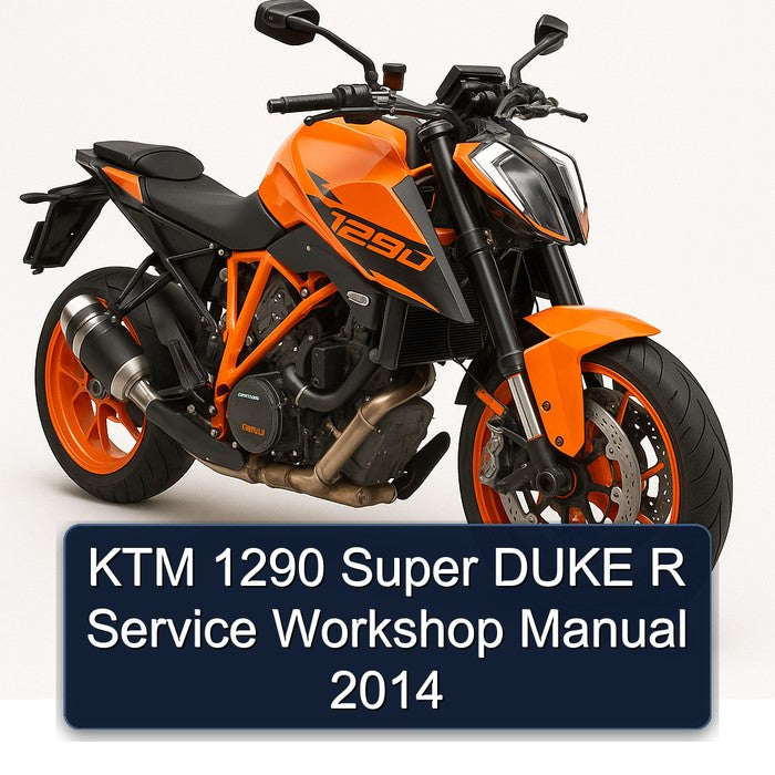 KTM 1290 Super DUKE R Service Workshop Manual 2014
