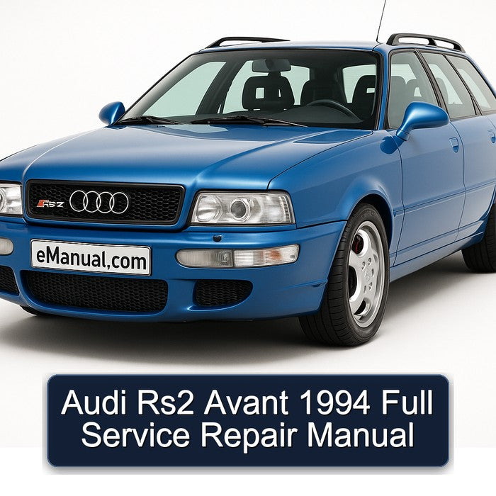 Audi Rs2 Avant 1994 Full Service Repair Manual