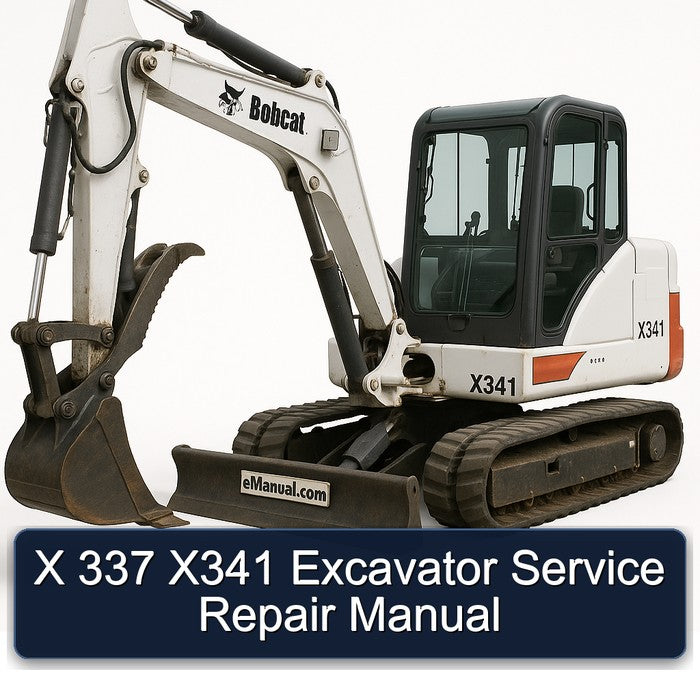 X 337 X341 Excavator Service Repair Manual