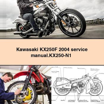 Kawasaki KX250F 2004 Service-Reparaturhandbuch.KX250-N1