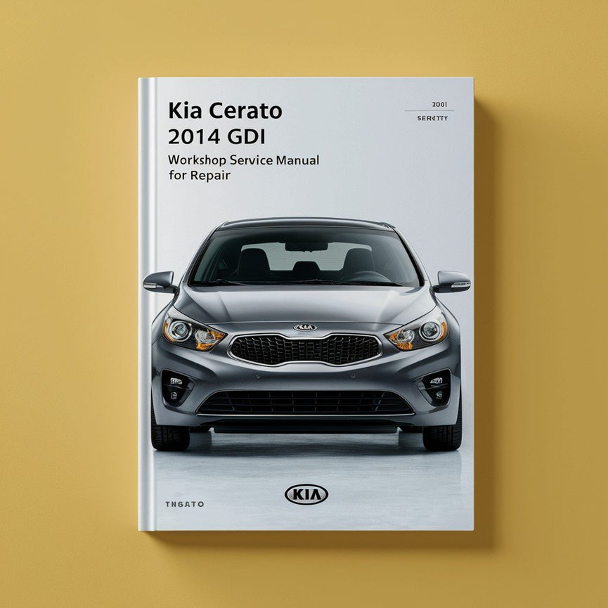 Manual de servicio y taller para reparación de Kia Cerato 2014 2.0L GDI