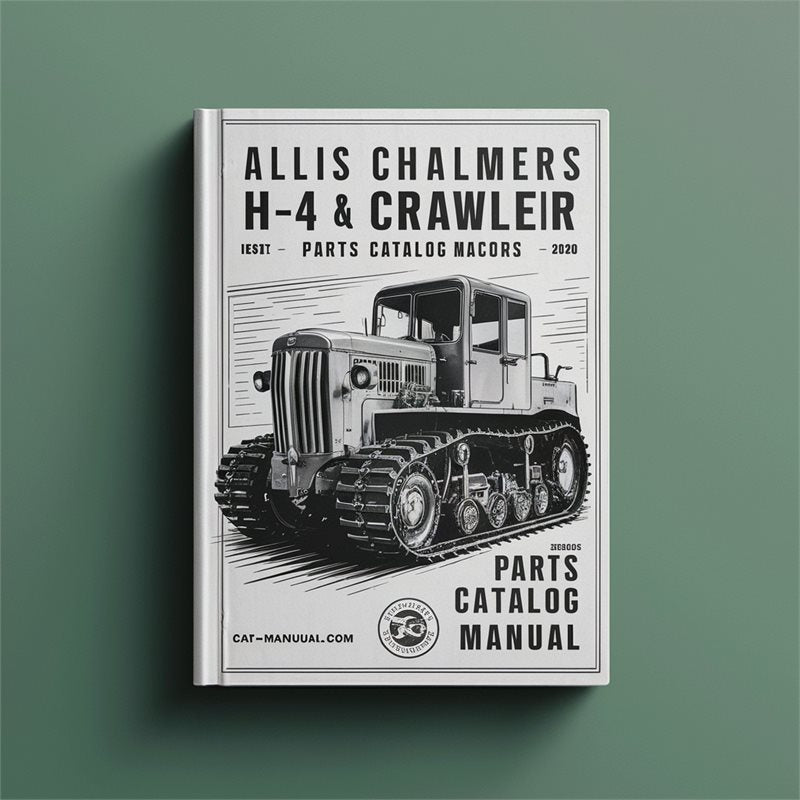 Allis Chalmers H-4 & HD-4 Crawler Tractors Parts Catalog Manual PDF