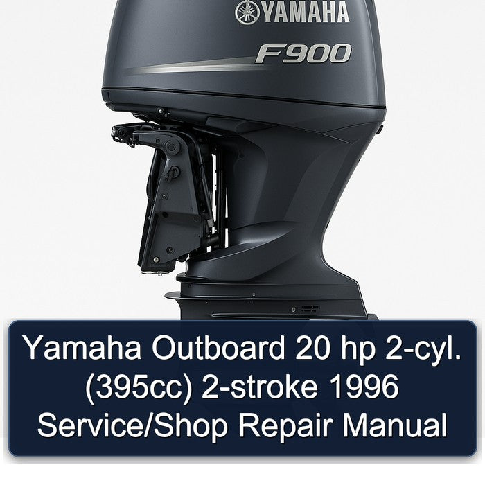 Yamaha Outboard 20 hp 2-cyl. (395cc) 2-stroke 1996 Service/Shop Repair Manual