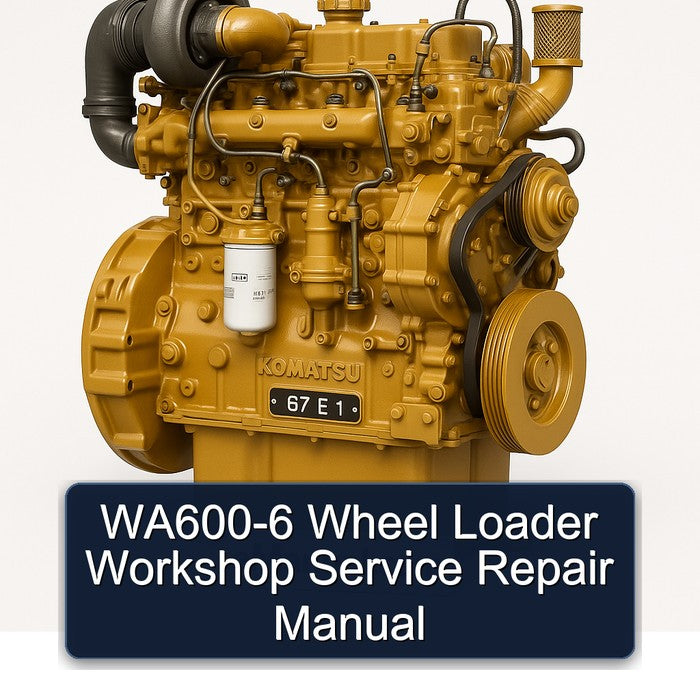 WA600-6 Wheel Loader Workshop Service Repair Manual