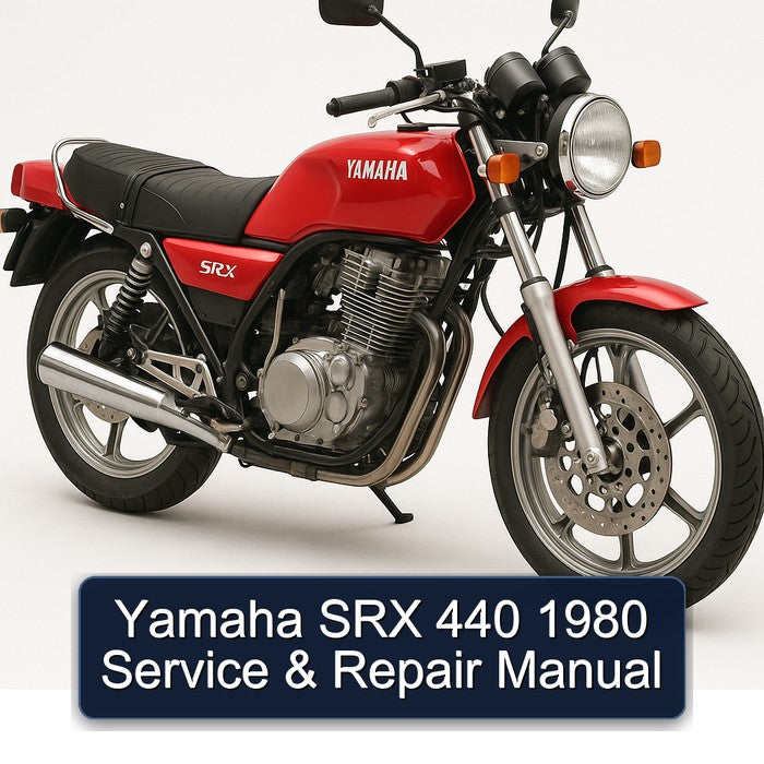 Yamaha SRX 440 1980 Service & Repair Manual