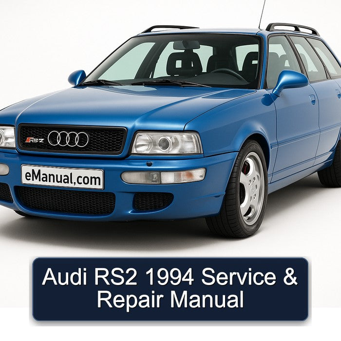 Audi RS2 1994 Service & Repair Manual