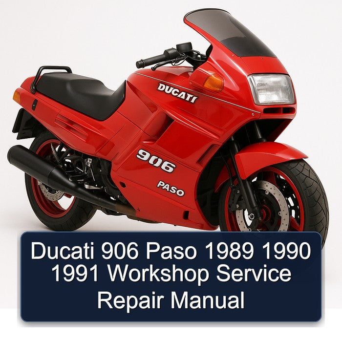 Ducati 906 Paso 1989 1990 1991 Workshop Service Repair Manual